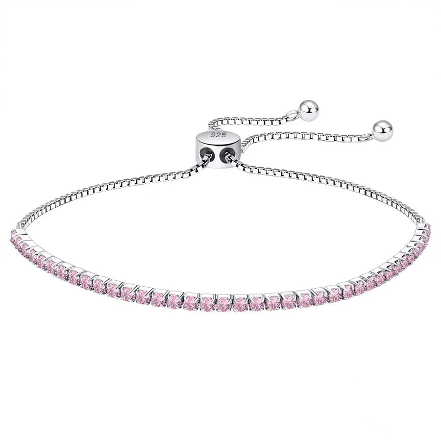 Sterling Silver Bling Tennis Bracelet Collection