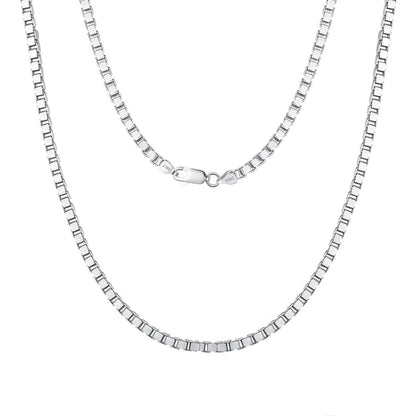 Sterling Silver Box Link Chain