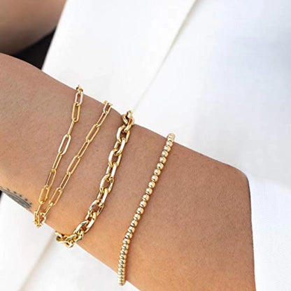 Sterling Silver Paperclip Bracelet