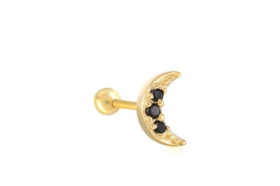 Minimalist Sterling Silver Single Minimalist Studs - 11 styles